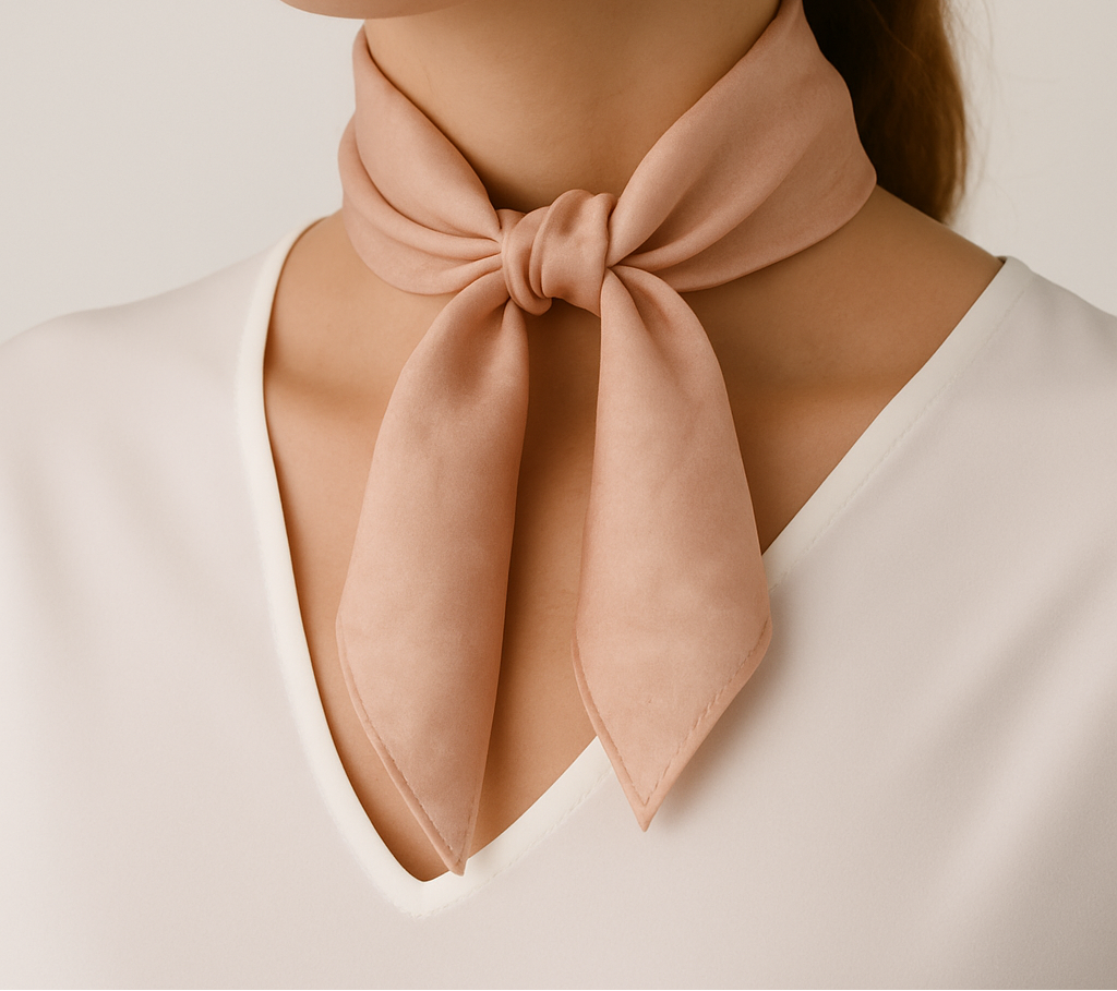 Avocado Blush: Square Scarf