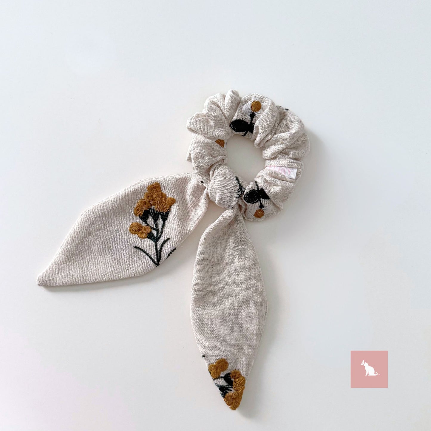 Meadow Stitch Scrunchie: Ribbon Bunny series