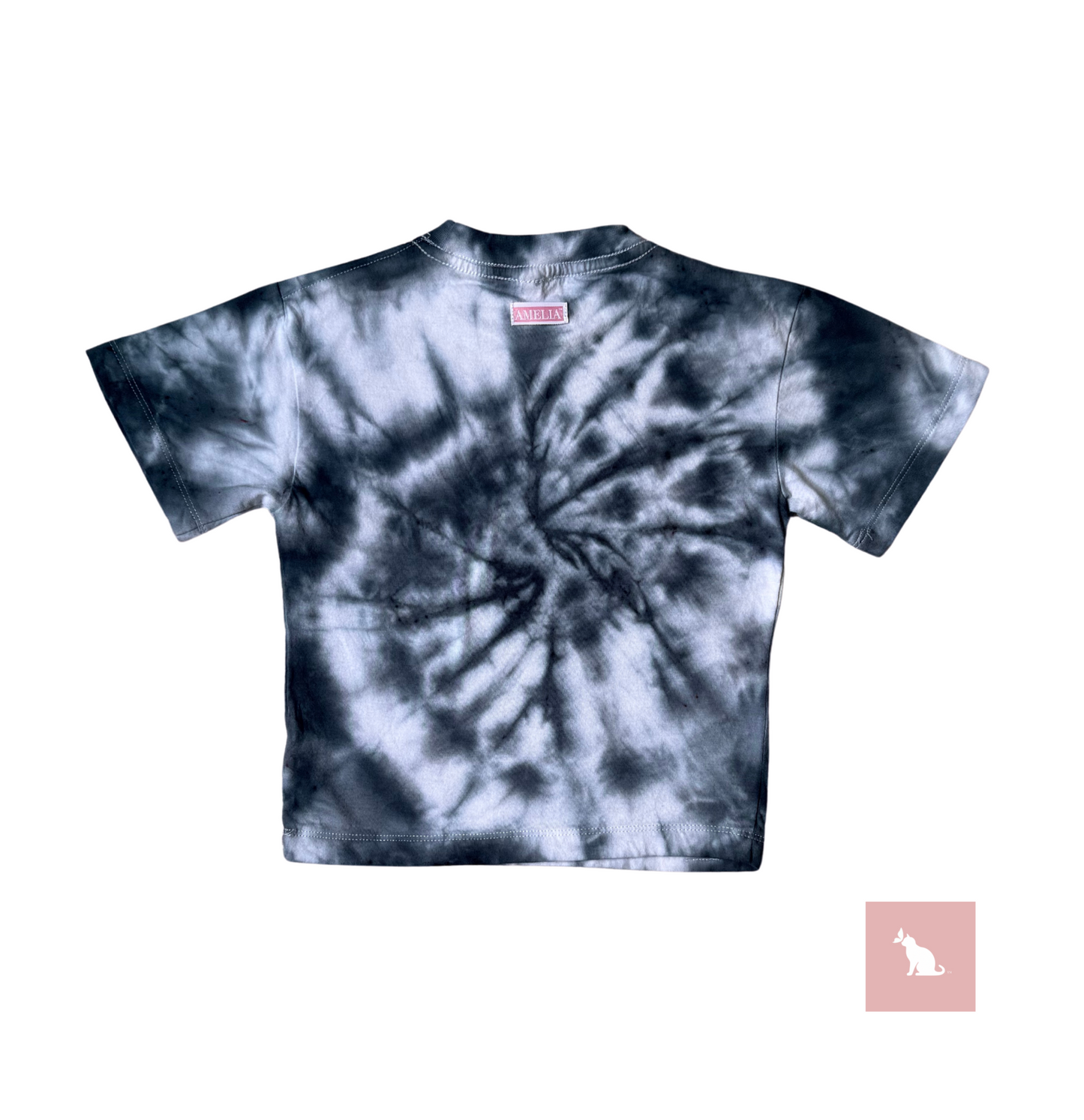 AchromaKids: Black&White Tie-dye Tee
