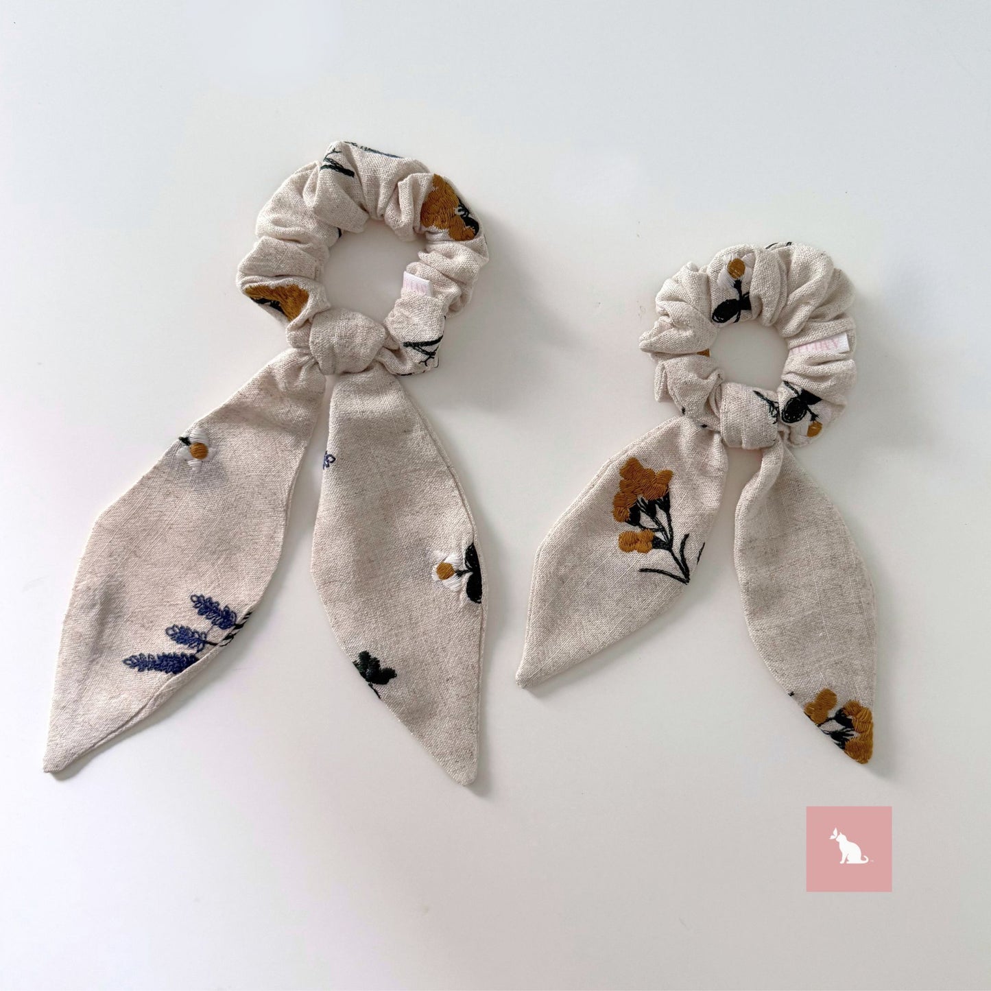 Meadow Stitch Scrunchie: Ribbon Bunny series