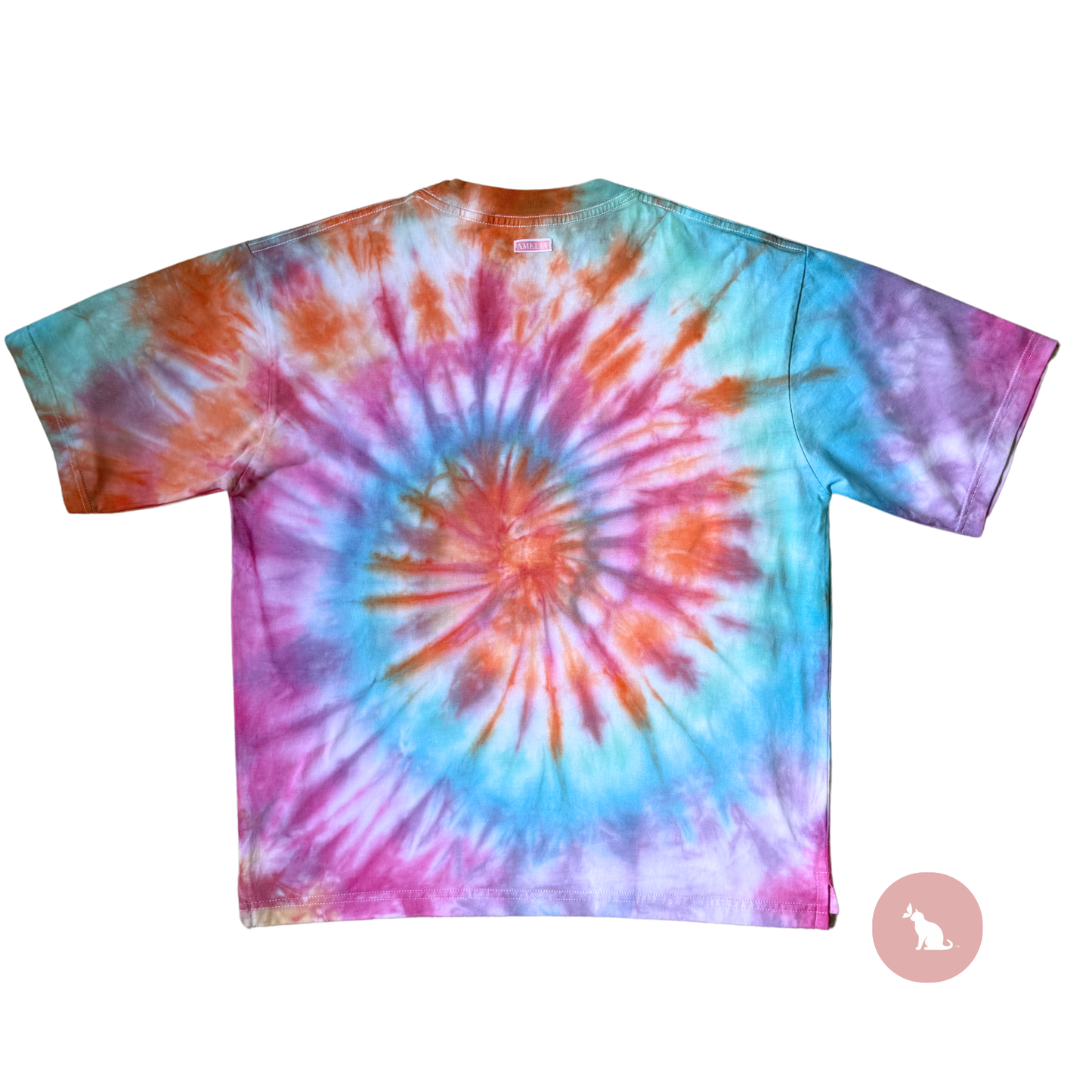 ChromaOne Oversized tie-dye Tee (Rainbow)