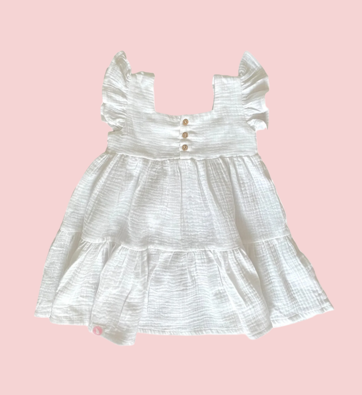White Tiered Dress