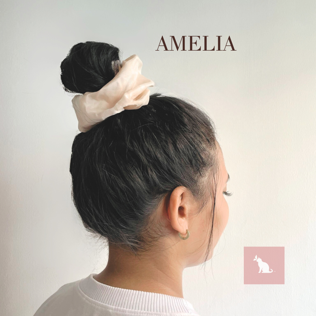 Avocado Blush: Oversized Scrunchie