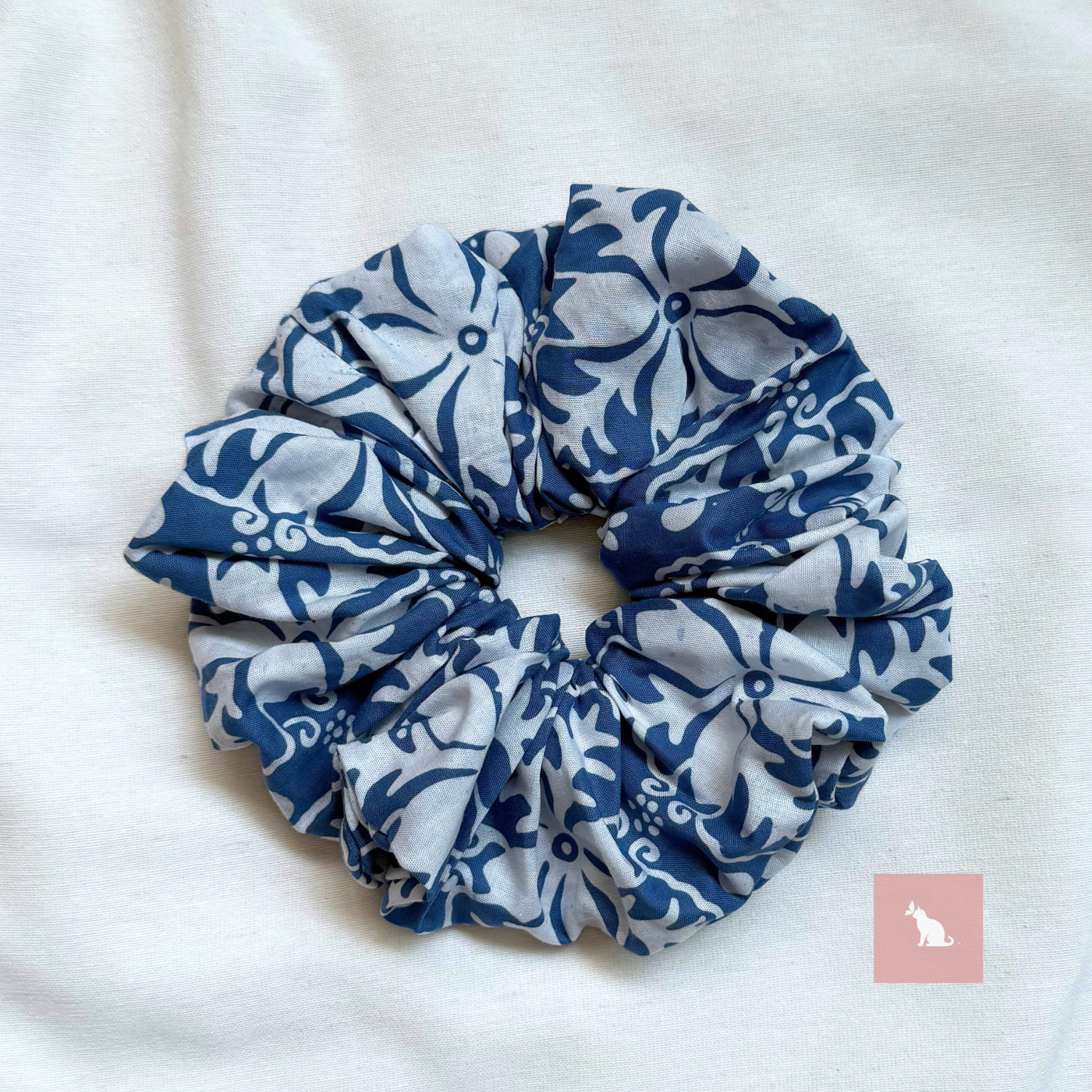 Blue Harmony Scrunchie