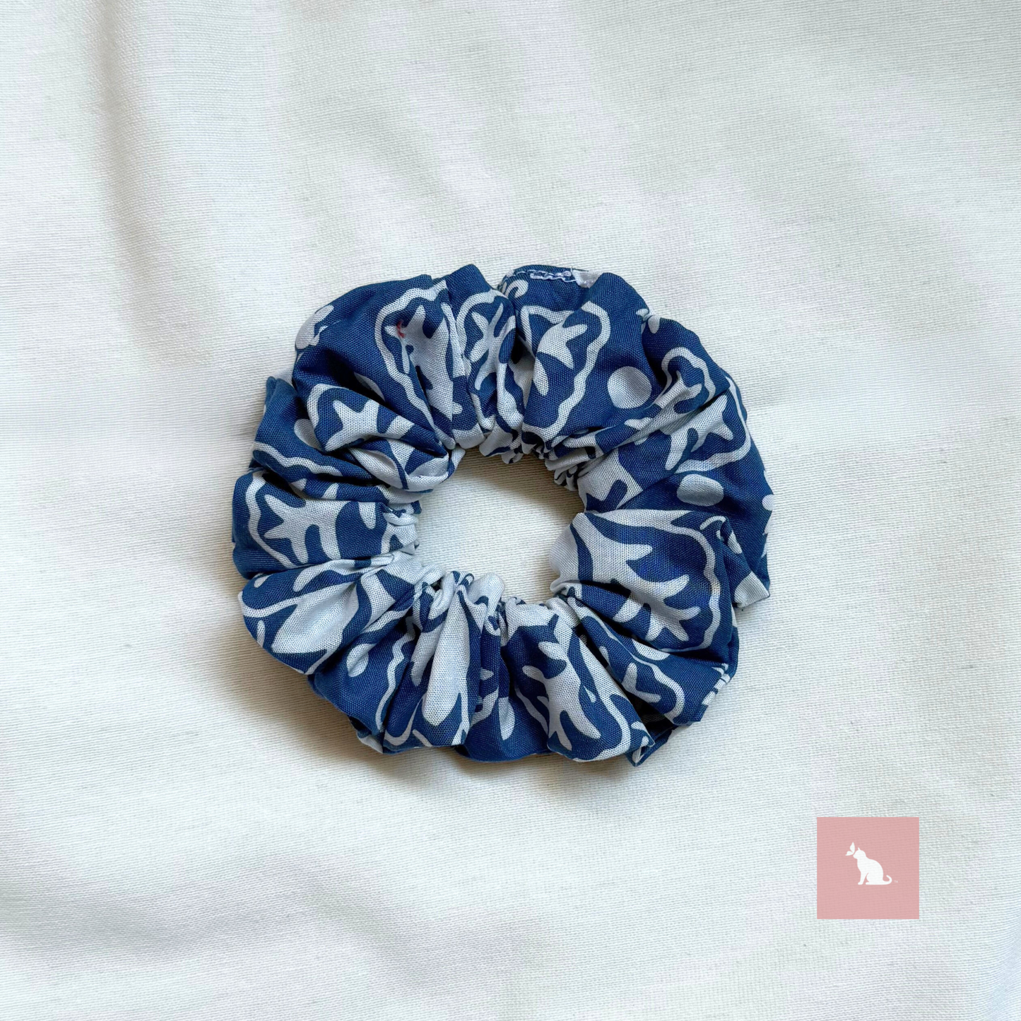 Blue Harmony Scrunchie