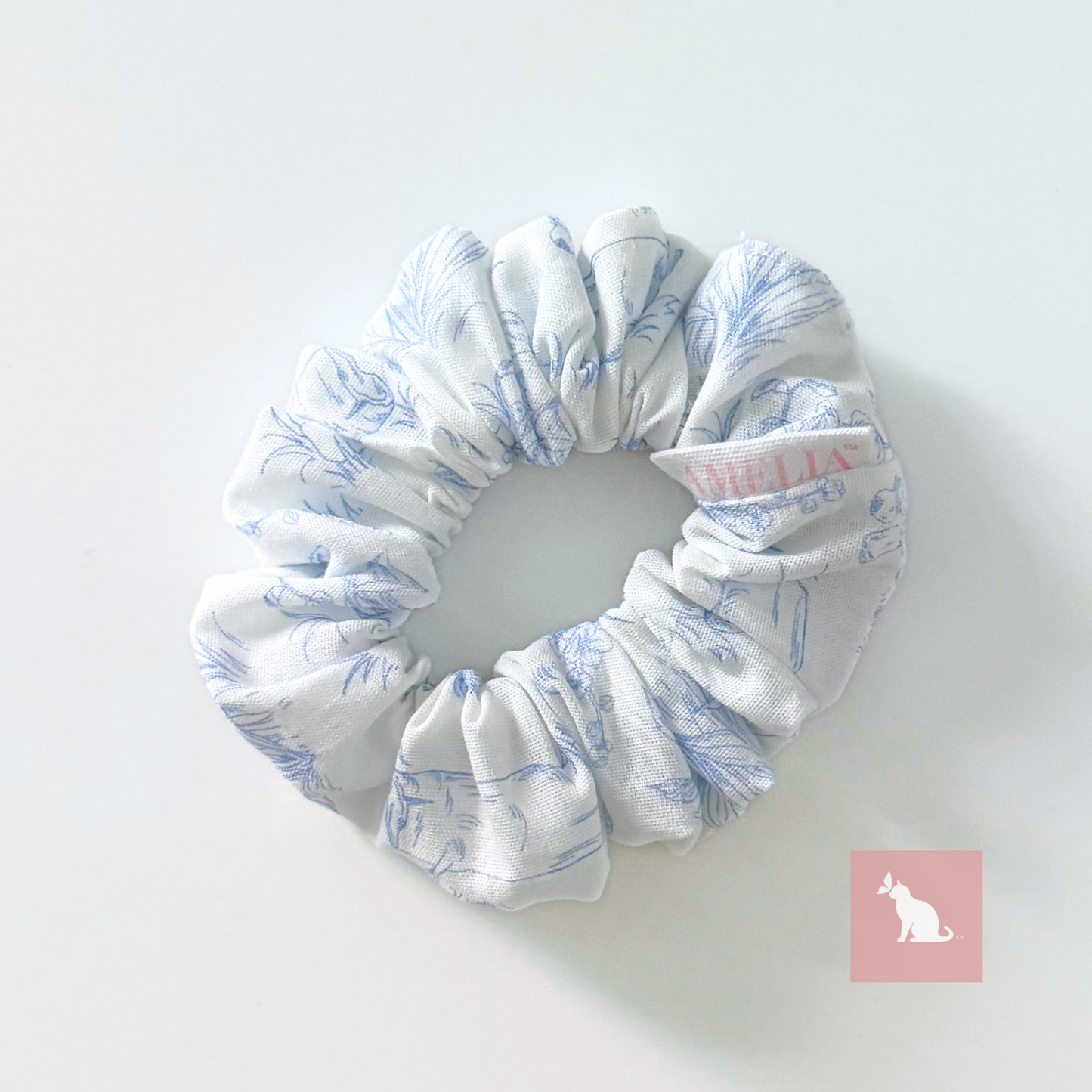 Willow Toile Scrunchie