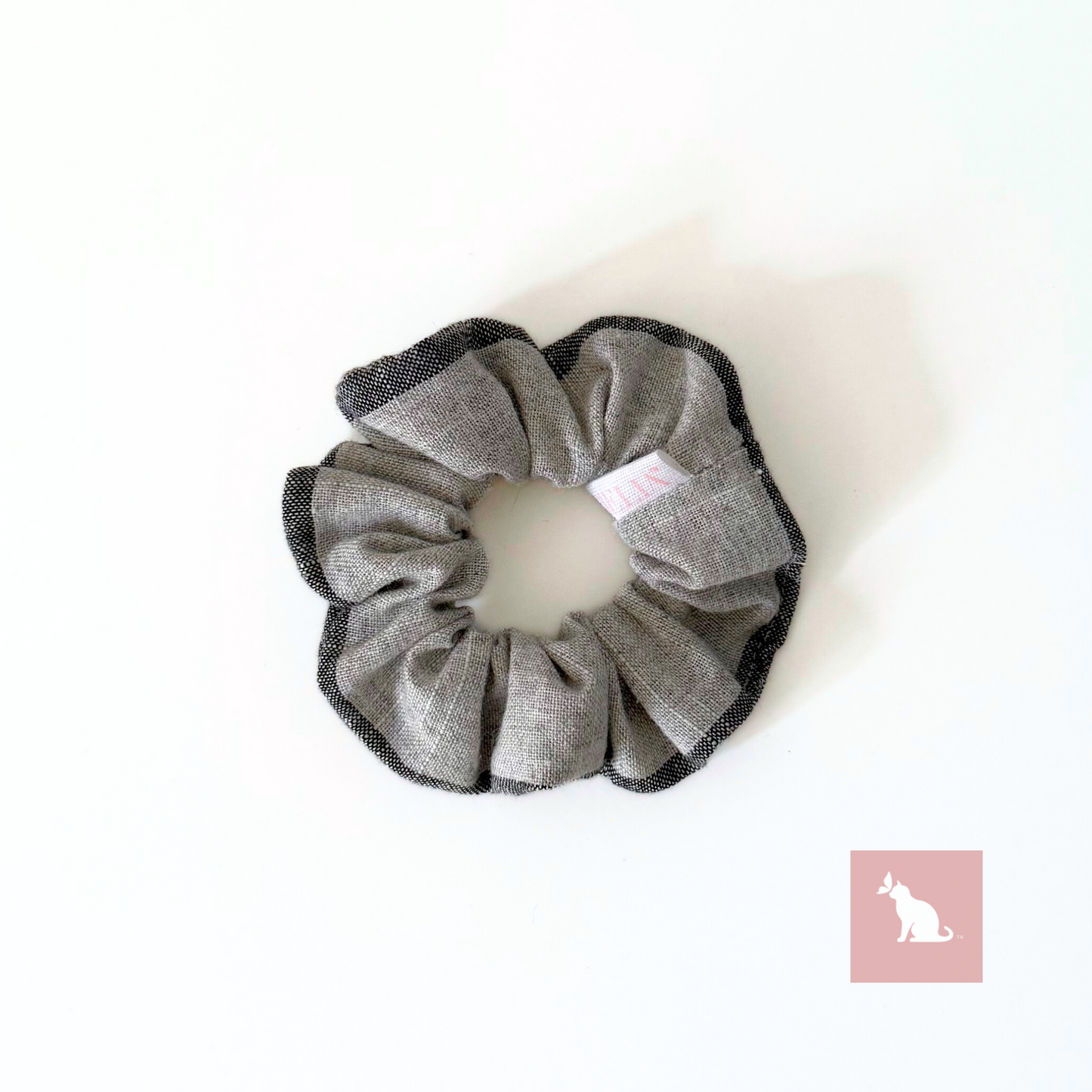 Handmade Linen Scrunchie – Soft, Timeless Hair Accessory