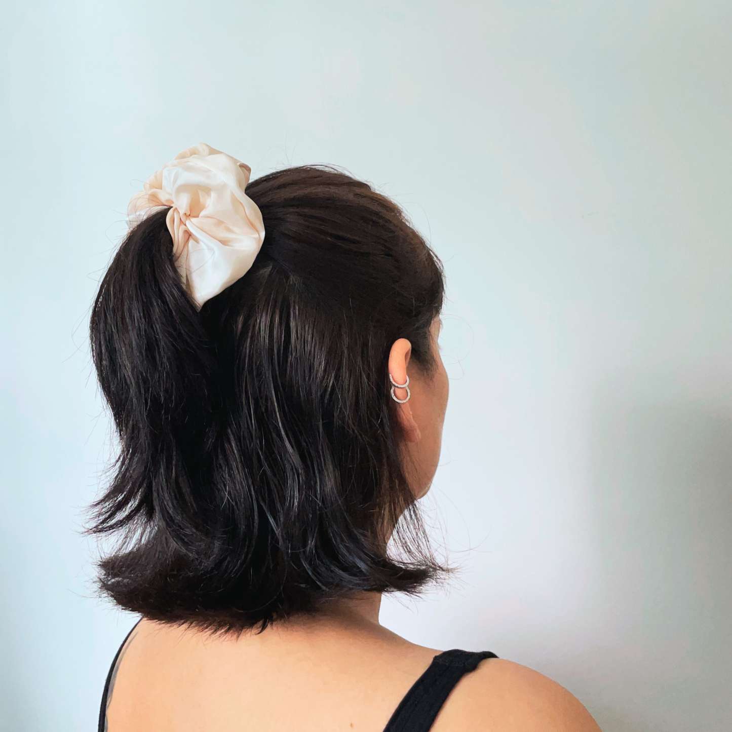 Avocado Blush: Oversized Scrunchie
