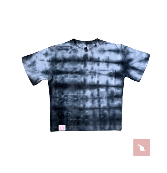 AchromaKids: Black&White Tie-dye Tee