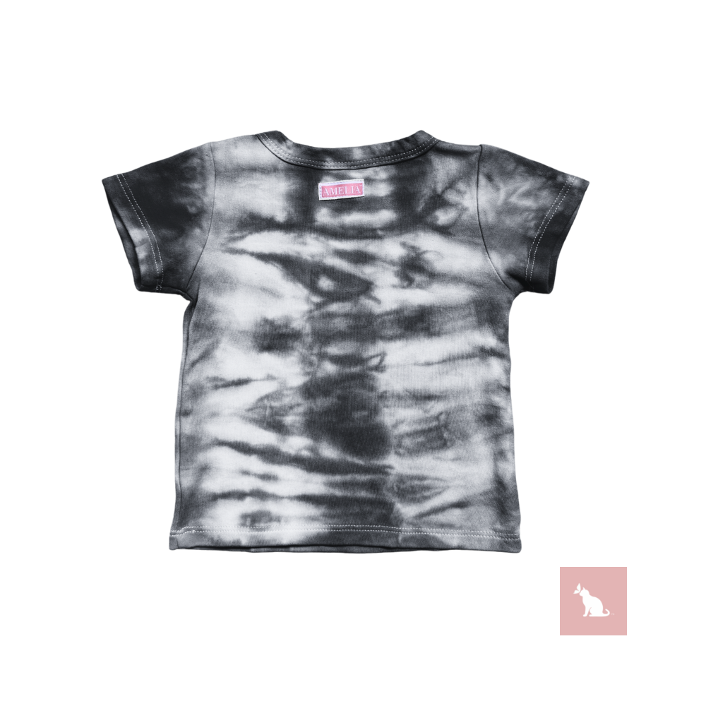 AChromaBaby: Black&White Tie-dye Tee