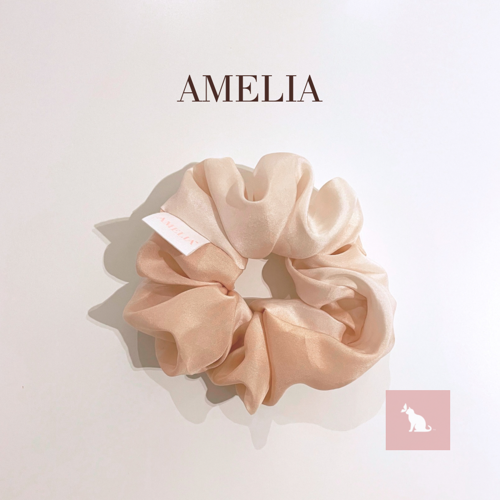 Avocado Blush: Oversized Scrunchie