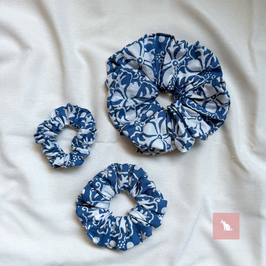 Blue Harmony Scrunchie