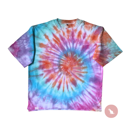 ChromaOne Oversized tie-dye Tee (Rainbow)