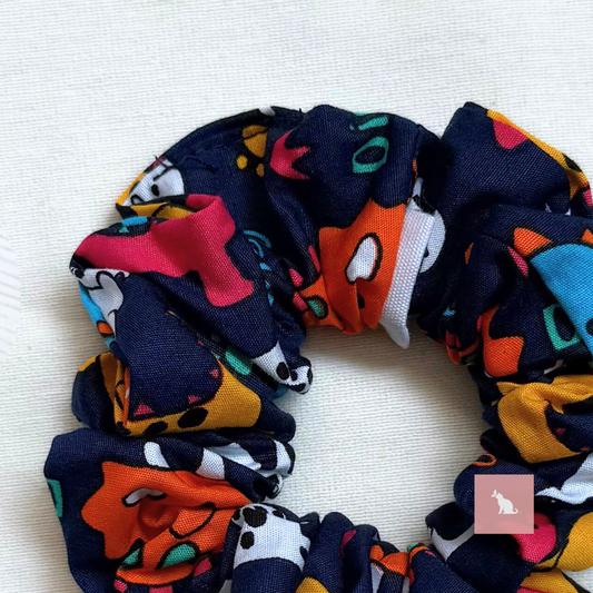 Pop-Art Dino Scrunchie