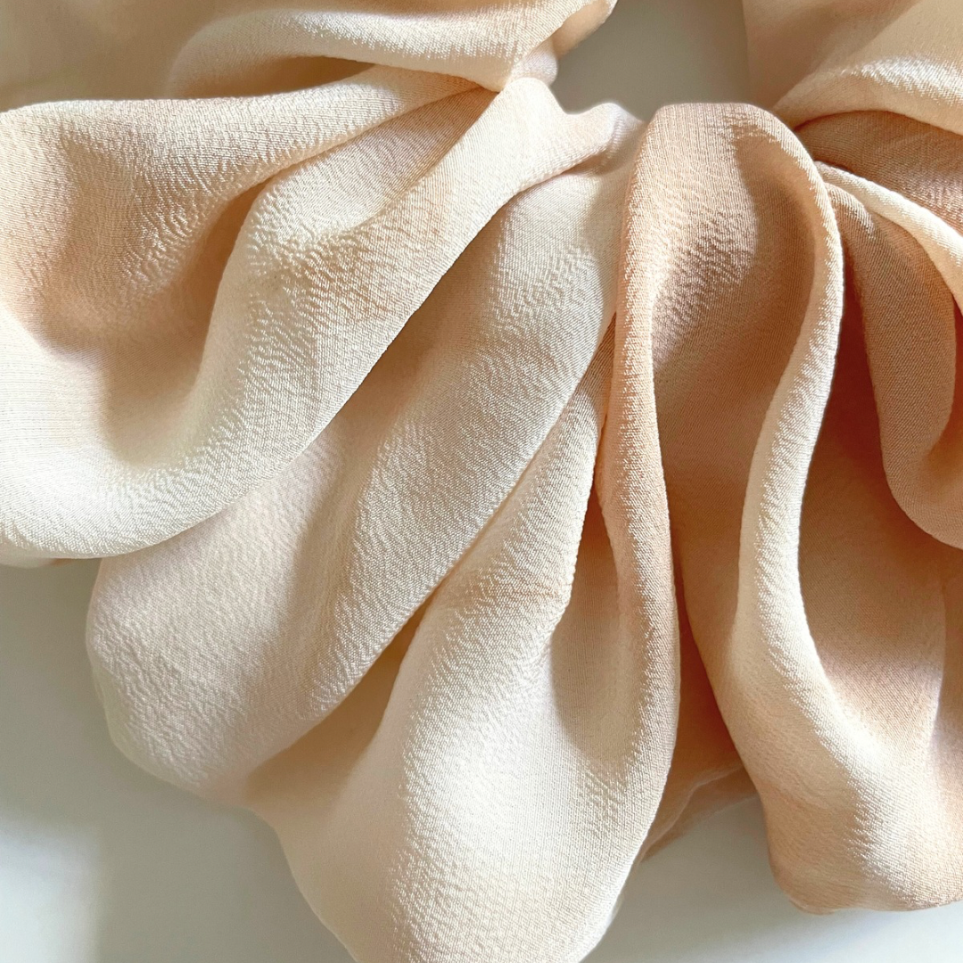 Avocado Blush: Oversized Scrunchie