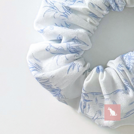 Willow Toile Scrunchie