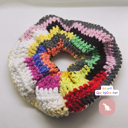 Crochet Scrunchie - Kaleido Stitch